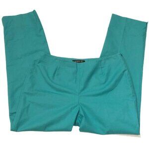 Lafayette 148 New York Cropped Trousers Green Blue 4